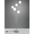 Lampa podłogowa stojąca pięcioramienna TOMMY Nikiel mat | Biały 5xE14 RL R46335901 | 4017807507584 noxbox lampynox www.lampynox.pl