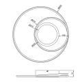 Lampa sufitowa YAVA Czarny mat LED DIM PILOT 56W 2700-6000K Trio 672310232 | 4017807503357 noxbox lampynox www.lampynox.pl