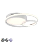 VUELTA Biały mat DIP SWITCH ściemnialny LED 28W 2300+3000+4000K Lampa sufitowa