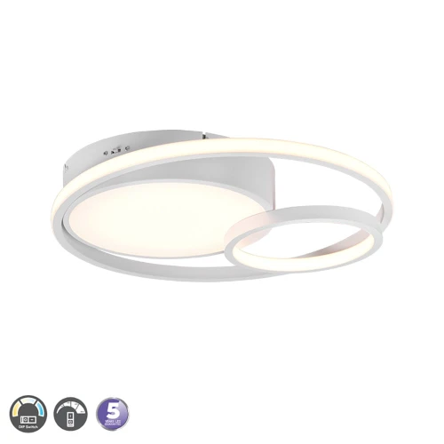 Lampa sufitowa VUELTA Biały mat DIP SWITCH ściemnialny LED 28W 2300+3000+4000K RL R62233131 | 4017807503395 noxbox lampynox www.lampynox.pl