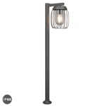 TUELA Antracyt wys. 1m. E27 IP44 Lampa ogrodowa stojąca Trio 410860142 