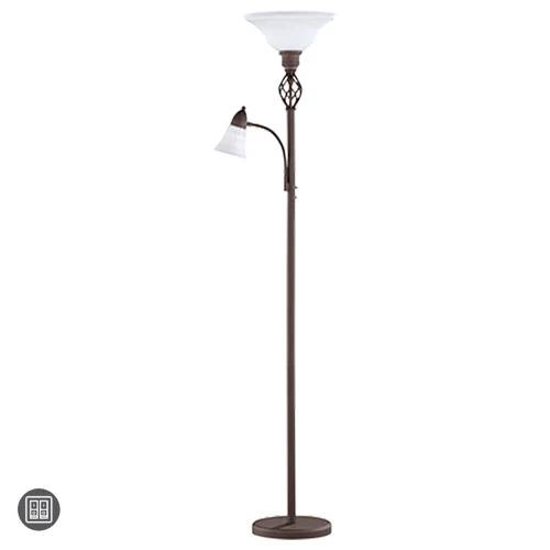Lampa podłogowa stojąca RUSTICA Brąz E14 | E27 Trio 4602021-24 | 4017807196801 noxbox lampynox www.lampynox.pl