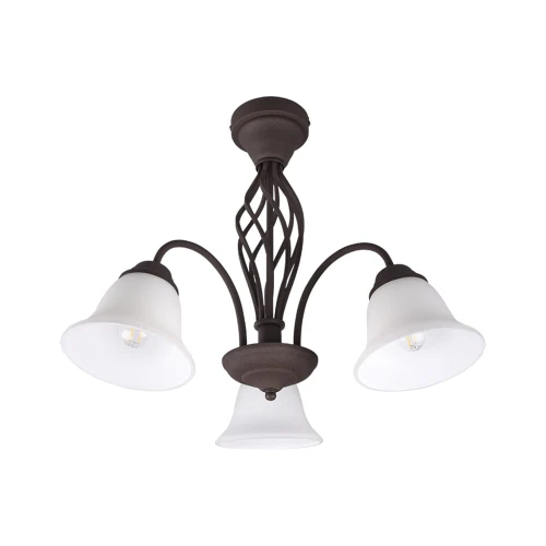 Lampa sufitowa RUSTICA Brąz 3xE14 Trio 601000324 | 4017807504699 noxbox lampynox www.lampynox.pl