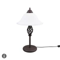 Lampa stołowa RUSTICA Brąz 2xE14 Trio 501000224 | 4017807504729 noxbox lampynox www.lampynox.pl