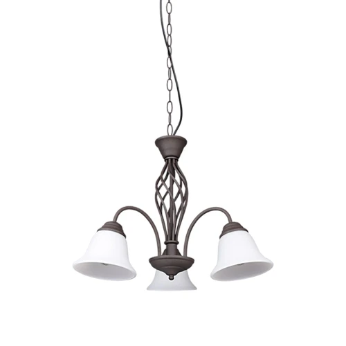 Lampa wisząca RUSTICA Brąz 3xE14 Trio 101000324 | 4017807504675 noxbox lampynox www.lampynox.pl