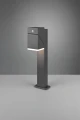 Lampa ogrodowa stojąca AVON czujnik PIR antracyt wys. 50cm. LED 7W 3000K IP54 Regulowana głowica Trio 570669142 | 4017807529180 noxbox lampynox www.lampynox.pl