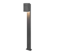 Lampa ogrodowa stojąca AVON antracyt wys. 1m. LED 7W 3000K IP54 Regulowana głowica Trio 470660142 | 4017807529197 noxbox lampynox www.lampynox.pl