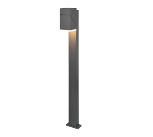 AVON antracyt wys. 1m. LED 7W 3000K IP54 Regulowana głowica Lampa ogrodowa stojąca