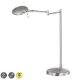 Lampka stołowa KAZAN Nikiel mat  LED 8W 3000K ściemnialna Trio 574790107 | 4017807390063 noxbox lampynox www.lampynox.pl