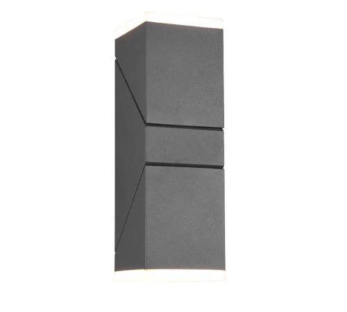 Kinkiet zewnętrzny AVON antracyt góra-dół LED 2x7W 3000K IP54 Regulowana głowica Trio 270660242 | 4017807529159 noxbox lampynox www.lampynox.pl