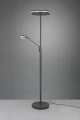 Lampa podłogowa ściemnialana FRANKLIN antracyt LED DIM 35W+6,5W 2700+3200+4000K Trio 426510242 | 4017807525311 noxbox lampynox www.lampynox.pl
