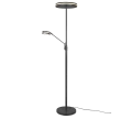 Lampa podłogowa ściemnialana FRANKLIN antracyt LED DIM 35W+6,5W 2700+3200+4000K Trio 426510242 | 4017807525311 noxbox lampynox www.lampynox.pl