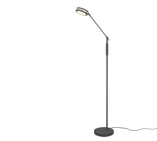 Lampa podłogowa ściemnialana FRANKLIN antracyt LED DIM 6,5W 2700+3200+4000K Trio 426510142 | 4017807525366 noxbox lampynox www.lampynox.pl