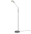 Lampa podłogowa ściemnialana FRANKLIN nikiel mat LED DIM 6,5W 2700+3200+4000K Trio 426510107 | 4017807525335 noxbox lampynox www.lampynox.pl