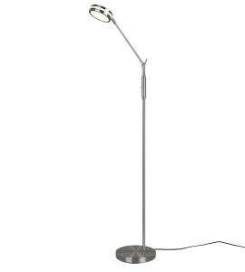 FRANKLIN nikiel mat LED DIM 6,5W 2700+3200+4000K Lampa podłogowa ściemnialana