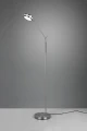 Lampa podłogowa ściemnialana FRANKLIN nikiel mat LED DIM 6,5W 2700+3200+4000K Trio 426510107 | 4017807525335 noxbox lampynox www.lampynox.pl