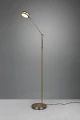 Lampa podłogowa ściemnialana FRANKLIN patyna LED DIM 6,5W 2700+3200+4000K Trio 426510104 | 4017807525342 noxbox lampynox www.lampynox.pl