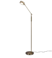 Lampa podłogowa ściemnialana FRANKLIN patyna LED DIM 6,5W 2700+3200+4000K Trio 426510104 | 4017807525342 noxbox lampynox www.lampynox.pl