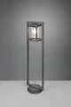 Lampa ogrodowa stojąca LUNGA antracyt wys. 1m E27 czujnik zmierzchu on-off IP44 Trio 412060142 | 4017807529302 noxbox lampynox www.lampynox.pl