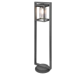 Lampa ogrodowa stojąca LUNGA antracyt wys. 1m E27 czujnik zmierzchu on-off IP44 Trio 412060142 | 4017807529302 noxbox lampynox www.lampynox.pl