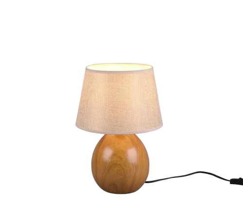 Lampka stołowa LUXOR brąz | beż E27 RL R50631035 | 4017807524352 noxbox lampynox www.lampynox.pl