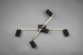 Regulowana lampa sufitowa MARLEY złoty | czarny 5xGU10 Trio 612400580 | 4017807523980 noxbox lampynox www.lampynox.pl