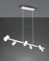 Lampa wisząca regulowana MARLEY biały mat 6xGU10 Trio 302400631 | 4017807523638 noxbox lampynox www.lampynox.pl