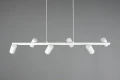 Lampa wisząca regulowana MARLEY biały mat 6xGU10 Trio 302400631 | 4017807523638 noxbox lampynox www.lampynox.pl