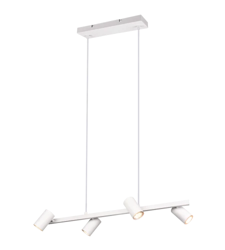 Lampa wisząca regulowana MARLEY biały mat 4xGU10 Trio 302400431 | 4017807523492 noxbox lampynox www.lampynox.pl