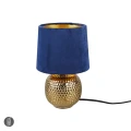 SOPHIA Lampka stołowa NIEBIESKO ZŁOTA RL R50821012 LAMPYNOX NOXBOX.PL