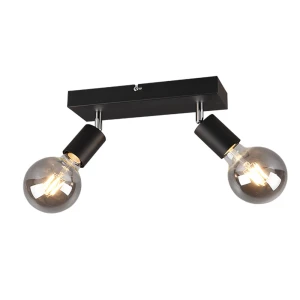 VANNES Czarny mat 2xE27 Spot RL R80182032