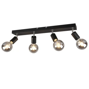 VANNES Czarny mat 4xE27 Spot RL R80184032
