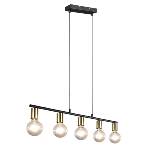 VANNES Mosiądz mat 5xE27 Lampa wisząca RL R30185008