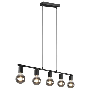 VANNES Czarny mat 5xE27 Lampa wisząca RL R30185032