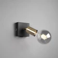 Kinkiet regulowany z włącznikiem VANNES Mosiądz mat E27 RL R80181708 | 4017807489040 noxbox lampynox www.lampynox.pl