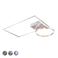 Lampa sufitowa regulowana VERSO Aluminium szczotkowane LED 24W ściemnialna 3000K RL R62182105 | 4017807488524 noxbox lampynox www.lampynox.pl