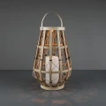 Lampa dekoracyjna zewnętrzna VINTO Beżowa wys. 44,5cm. Efekt płomienia Czujnik zmierzchu RL R55276944 | 4017807492026 noxbox lampynox www.lampynox.pl
