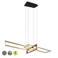 Lampa wisząca SALINAS Mosiądz mat LED 34W 3000K ściemnialna Trio 320310308 | 4017807487916 noxbox lampynox www.lampynox.pl