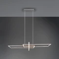 SALINAS Nikiel mat LED 34W 3000K ściemnialna Lampa wisząca Trio 320310307 | 4017807487909 noxbox lampynox www.lampynox.pl