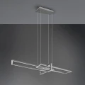 SALINAS Nikiel mat LED 34W 3000K ściemnialna Lampa wisząca Trio 320310307 | 4017807487909 noxbox lampynox www.lampynox.pl