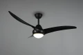 Lampa wisząca ściemnialna z wentylatorem ALESUND czarny mat LED DIM 20W 2700+4000+6000K Pilot RL R67142132 | 4017807529616 noxbox lampynox www.lampynox.pl