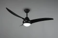 Lampa wisząca ściemnialna z wentylatorem ALESUND czarny mat LED DIM 20W 2700+4000+6000K Pilot RL R67142132 | 4017807529616 noxbox lampynox www.lampynox.pl