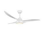 ALESUND biały mat LED DIM 20W 2700+4000+6000K Pilot Lampa wisząca ściemnialna z wentylatorem