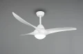 Lampa wisząca ściemnialna z wentylatorem ALESUND biały mat LED DIM 20W 2700+4000+6000K Pilot RL R67142131 | 4017807529609 noxbox lampynox www.lampynox.pl