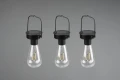 Zestaw trzech lamp wiszących dekoracyjnych CAMPUS 3xLED czujnik zmierzchu IP44 Zasilanie solarne RL R35146132 | 4017807529432 noxbox lampynox www.lampynox.pl