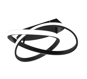 COURSE czarny mat LED 3 step dim 18W 4000K Lampa sufitowa ściemnialna