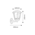 Sorrento kinkiet zewnętrzny LED 8W 3000K Rabalux 8126  5998250381268 noxbox lampynox.pl 3.jpg