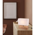 Lampka stołowa WOODY  Biała / Drewno E27 RL R50181030 | 4017807470819  noxbox lampynox www.lampynox.pl