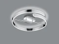 Lampa sufitowa ściemnialna PARMA chrom Ø 50cm LED 3 step dim 37W 4000K RL R67071106 | 4017807525663 noxbox lampynox www.lampynox.pl