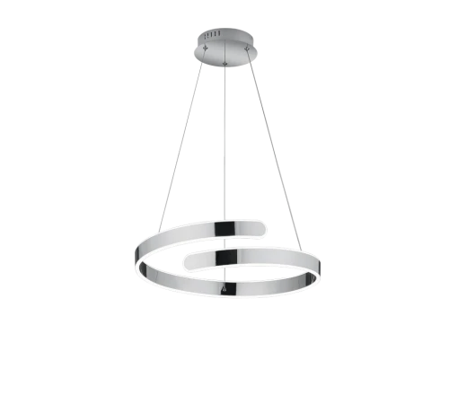 Lampa wisząca ściemnialna PARMA chrom Ø 50cm LED 3 step dim 37W 4000K RL R37071106 | 4017807525700 noxbox lampynox www.lampynox.pl